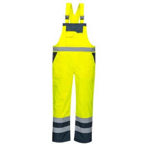Kontrastowe ogrodniczki ostrzegawcze nieocieplane Yellow/Navy
