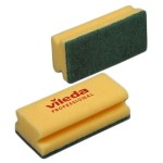Vileda Gąbka do szorowania czyści wiele powierzchni(zielony pad) 7x15cm