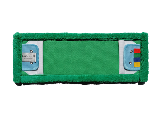 Sacler mop duo 40 cm - zielony, mikrofaza