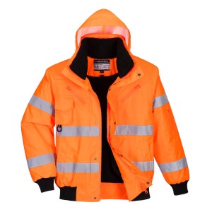 Kurtka ostrzegawcza Bomber 3w1 Orange