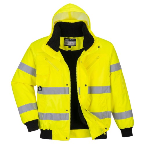 Kurtka ostrzegawcza Bomber 3w1 Yellow L