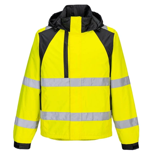 Wodoodporna kurtka ostrzegawcza WX2 Eco Yellow/Black L