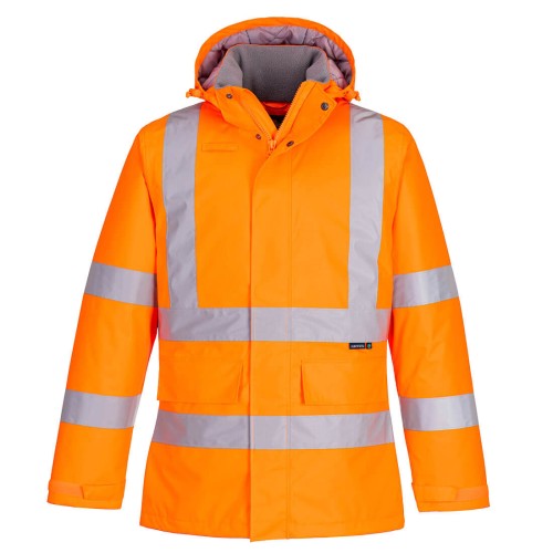 Ostrzegawcza kurtka zimowa Eco Orange 4XL