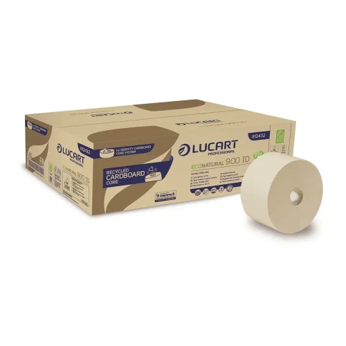 Lucart Papier toaletowy Econatural 900ID 202m (12 rolek) (812432)