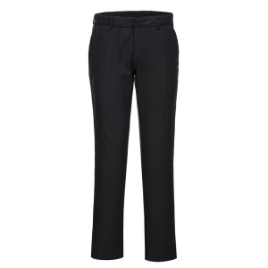 Elastyczne spodnie robocze damskie Chino Slim Black