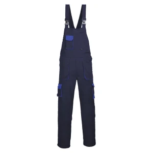 Ogrodniczki dwukolorowe Portwest Texo. Navy Tall