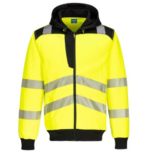 Bluza ostrzegawcza PW3 z kapturem Yellow/Black