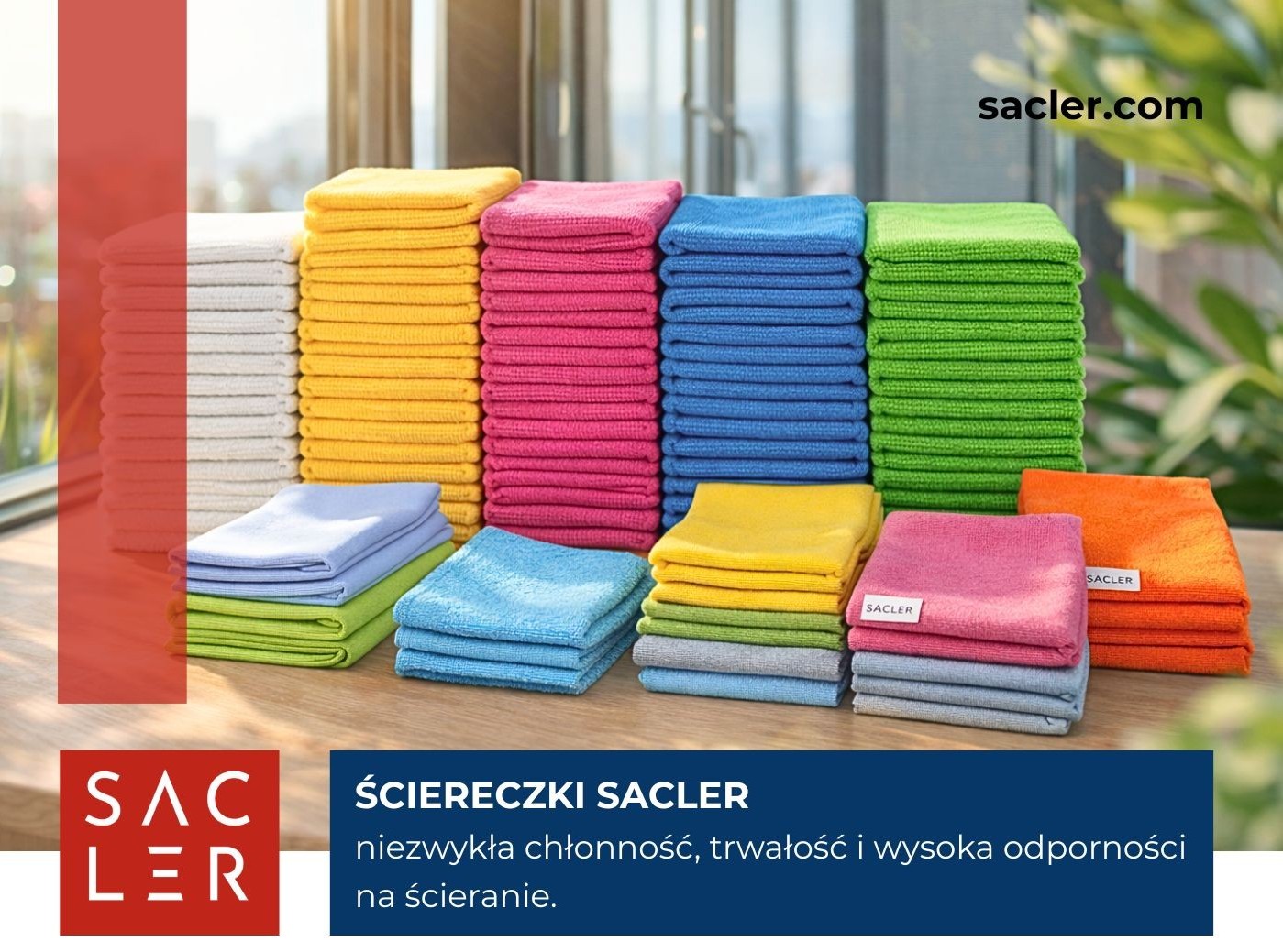 Profesjonalna czystość zaczyna się od detalu, poznaj ściereczki, które pracują na Twój standard